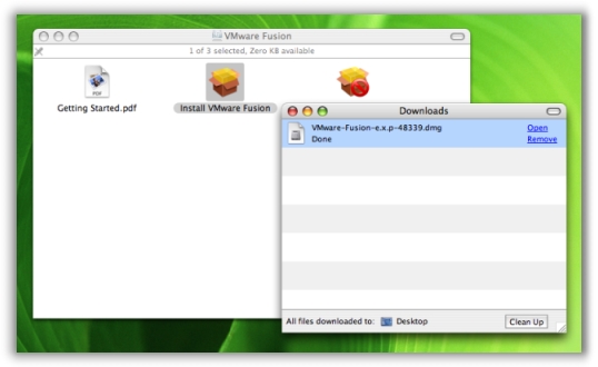 VMWare Fusion Beta 4